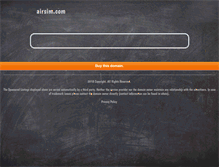 Tablet Screenshot of airsim.com